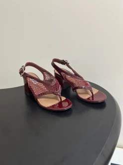ALAIA Sandals Mesh and Sheepskin EU35-39 B60202608032348