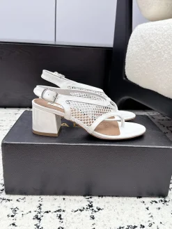 Alternative view of ALAIA Sandals Patent Leather Mesh EU35-41 B60202608030554