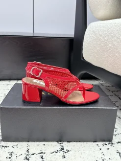 Alternative view of ALAIA Sandals Patent Leather & Mesh EU35-41 B60202608030555