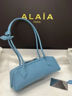 ALAIA Shoulder Bags (Blue) 27X9X8CM G20202608100428