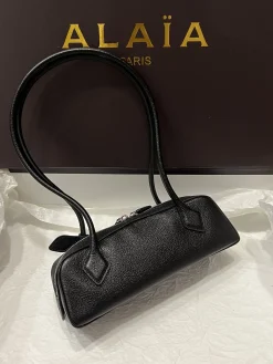 Alternative view of ALAIA Shoulder Bags Leather (Black) 27X9X8CM G20202608100422