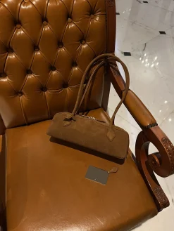 ALAIA Shoulder Bags Suede (Brown) 33X10X11 G80202608100427