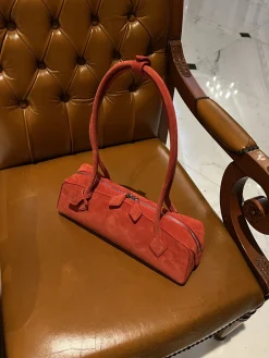 Alternative view of ALAIA Shoulder Bags Suede (Red) 33X10X11 G80202608100423