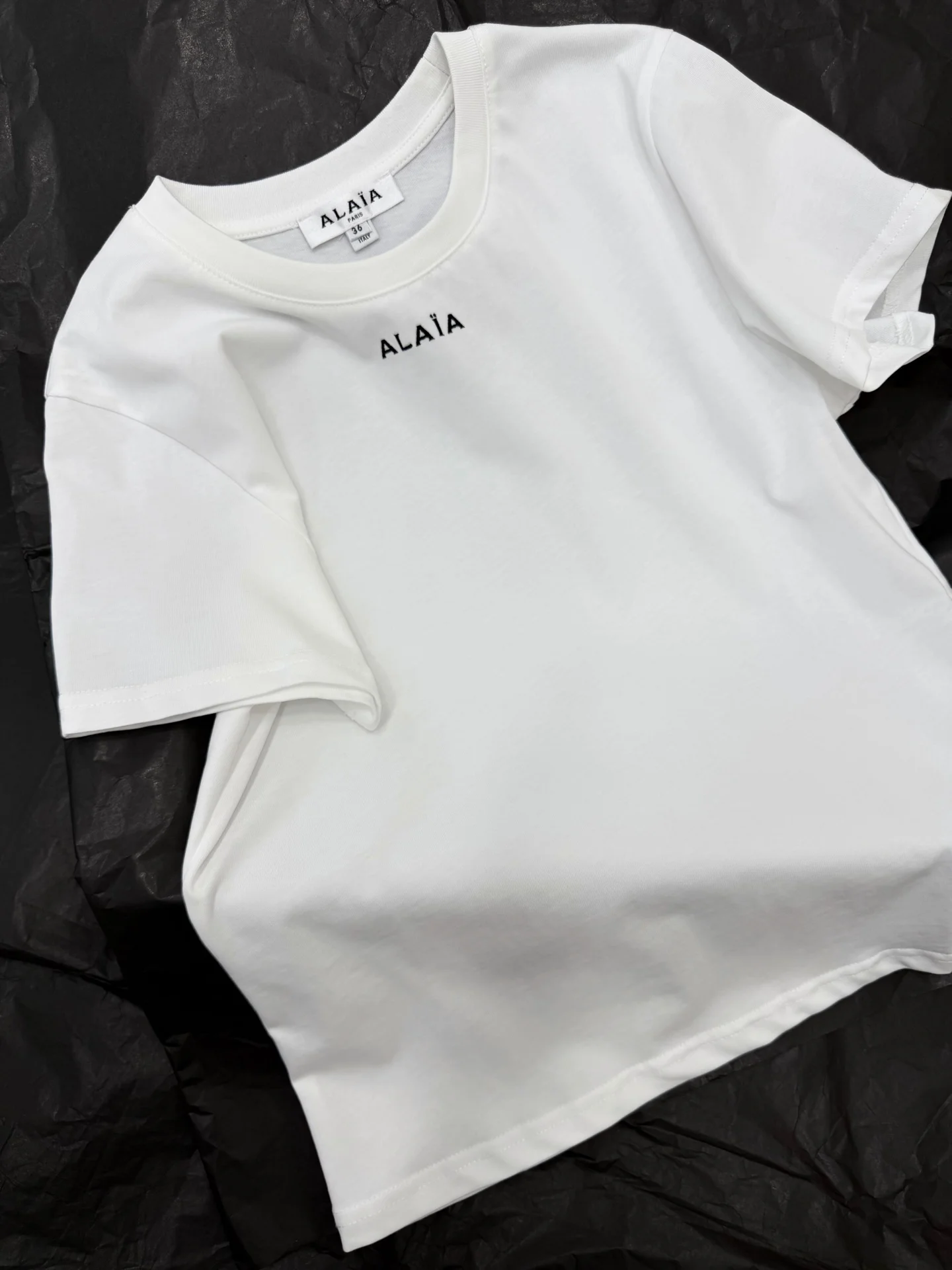 ALAIA T-shirts Cotton S-L A65202608041201