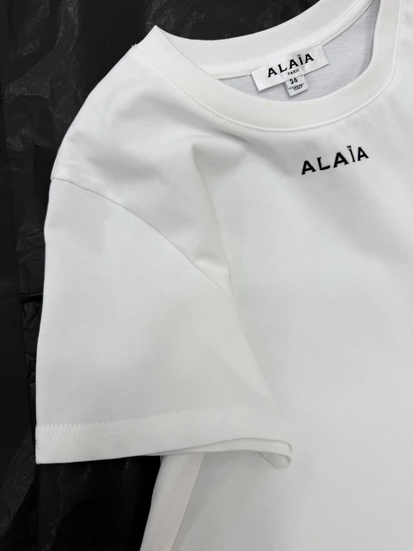 ALAIA T-shirts Cotton S-L A65202608041201 - Image 4