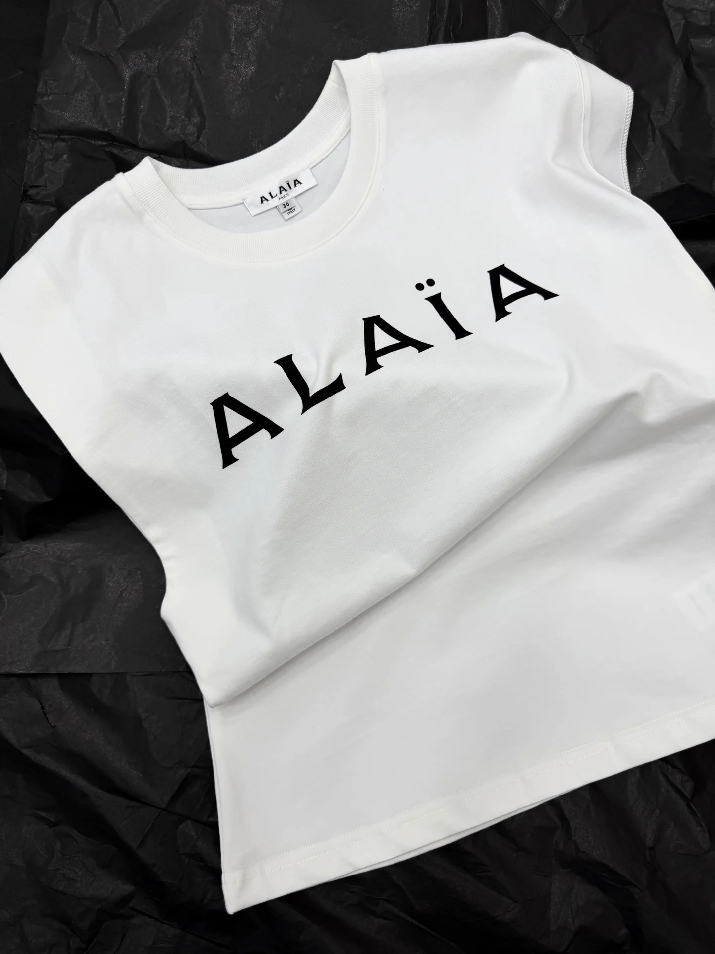 ALAIA T-shirts Cotton S M L A55202608041199