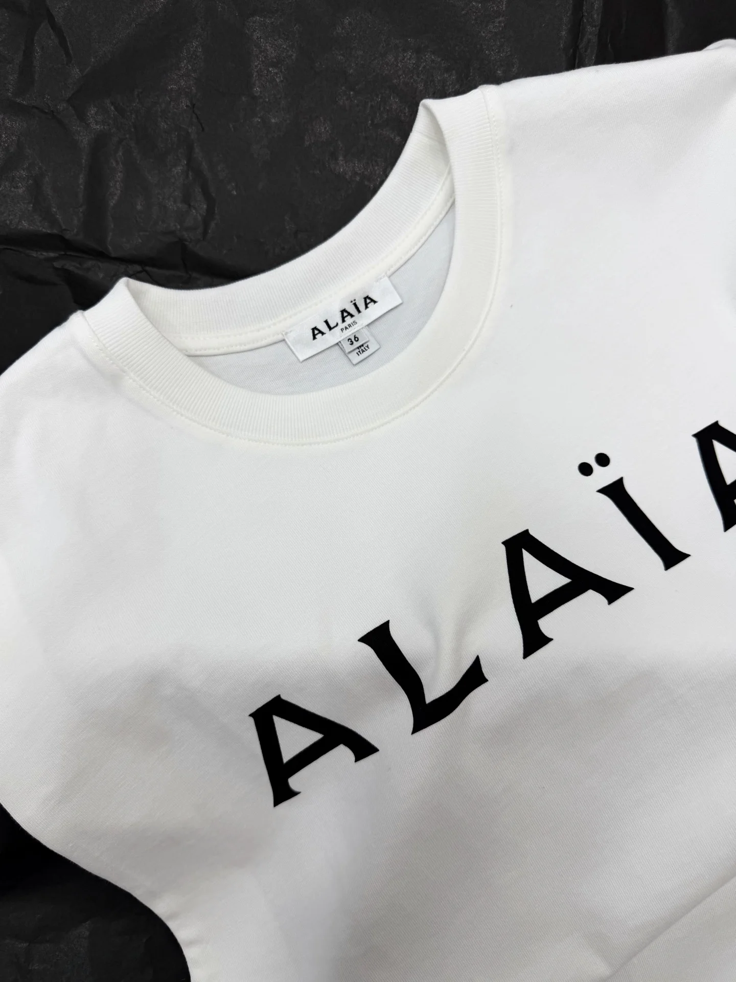 ALAIA T-shirts Cotton S M L A55202608041199 - Image 2