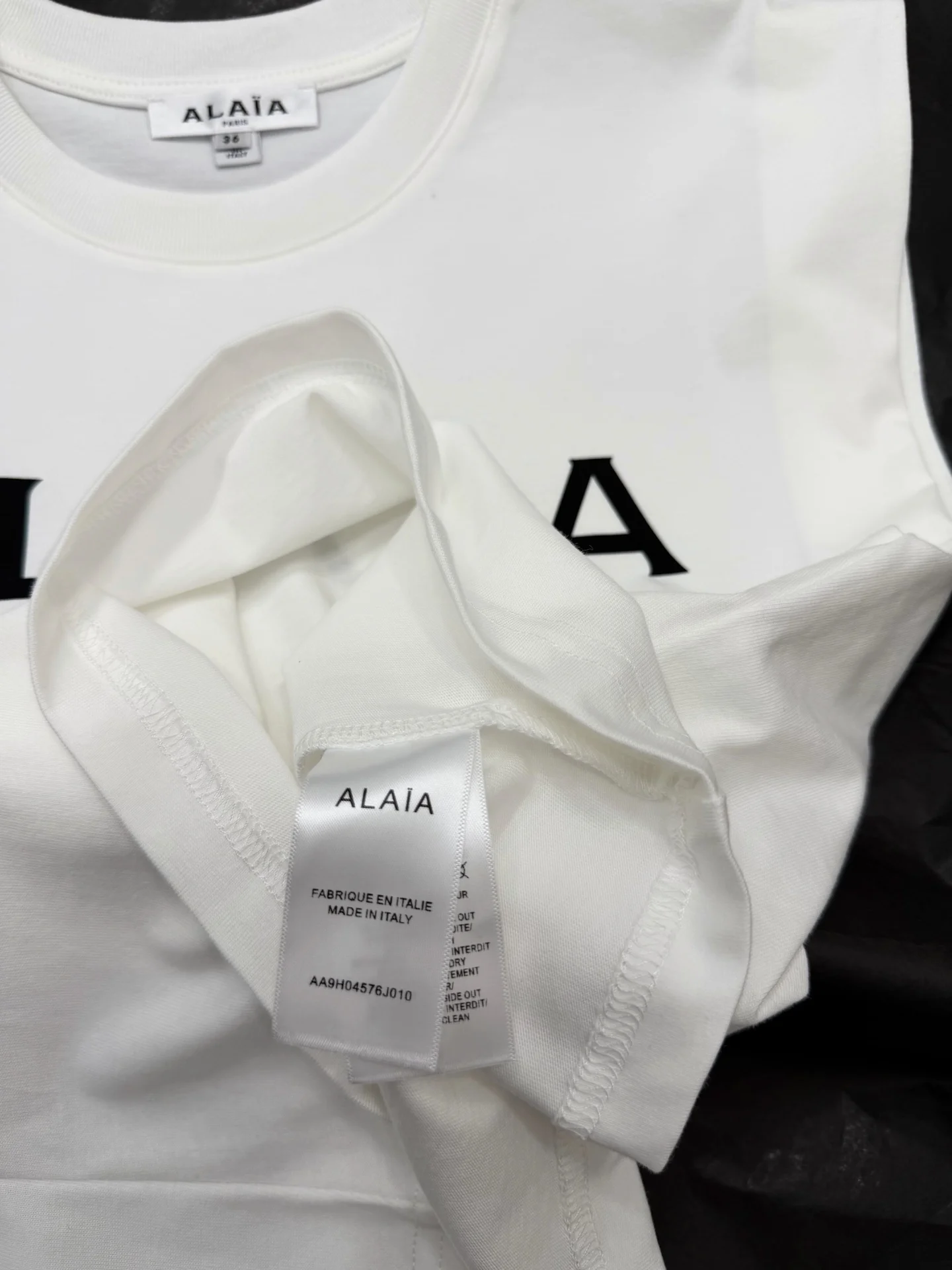 ALAIA T-shirts Cotton S M L A55202608041199 - Image 5