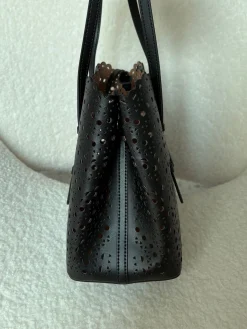 Alternative view of ALAIA Totes Bags Leather (Black) 25X20X12CM F80202608100344