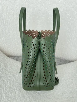 Alternative view of ALAIA Totes Bags Leather (Green) 20X18X10CM F30202608100343