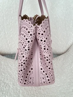 Alternative view of ALAIA Totes Bags Leather (Pink) 25X20X12CM F80202608100348