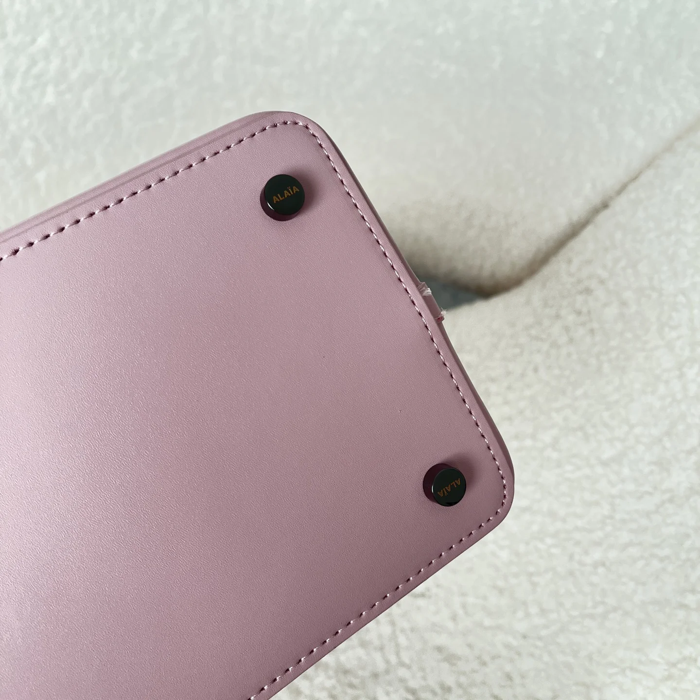 ALAIA Totes Bags Leather (Pink) 25X20X12CM F80202608100348 - Image 5