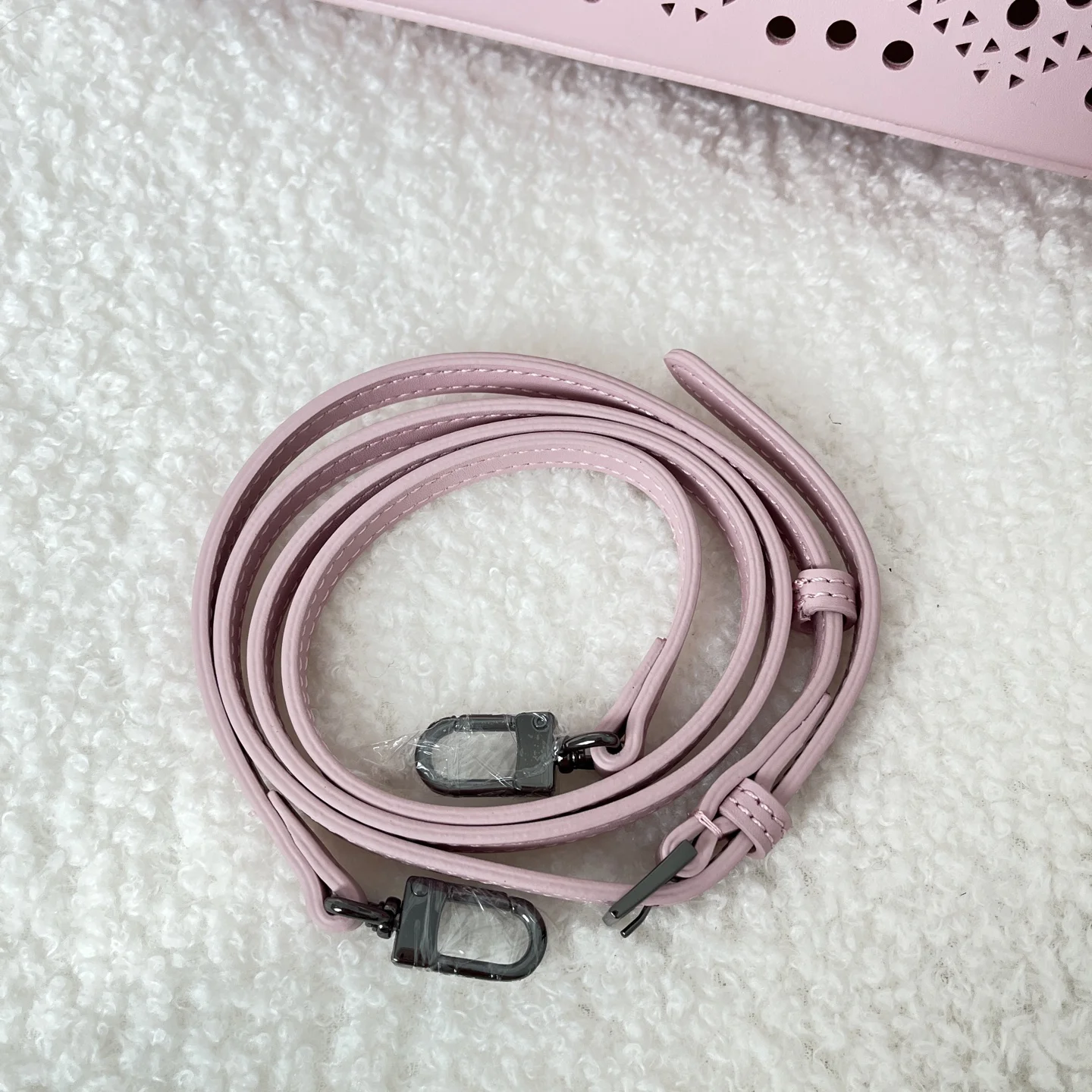 ALAIA Totes Bags Leather (Pink) 25X20X12CM F80202608100348 - Image 9