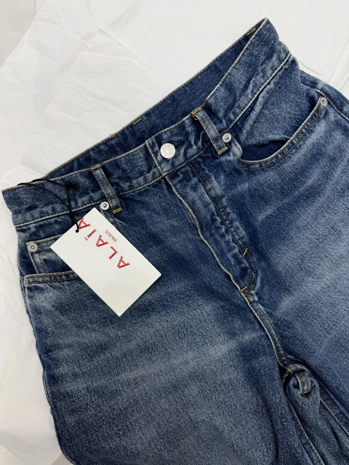 ALAIA Trousers Denim S-M-L C85202608040504 - Image 2