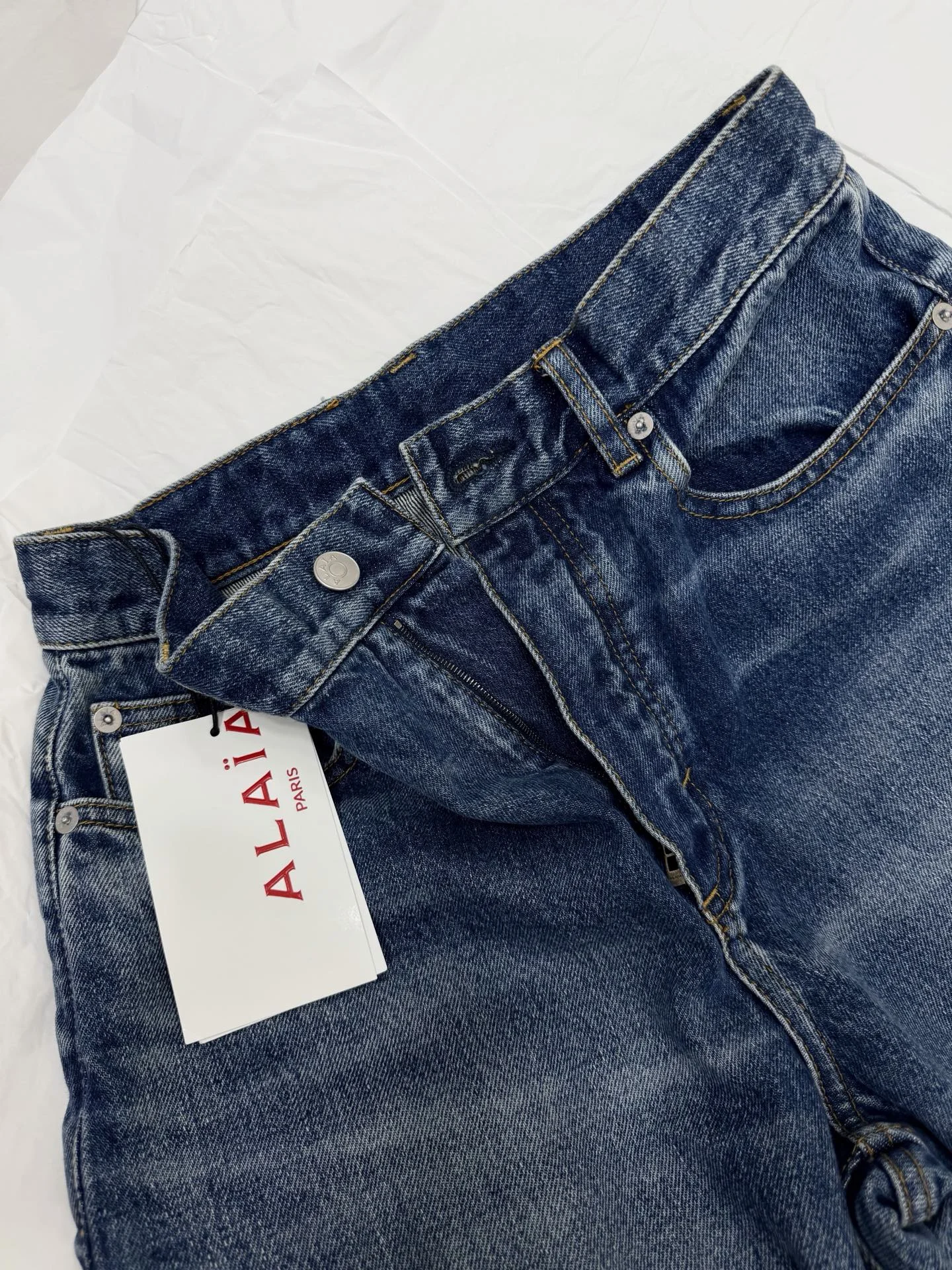 ALAIA Trousers Denim S-M-L C85202608040504 - Image 3
