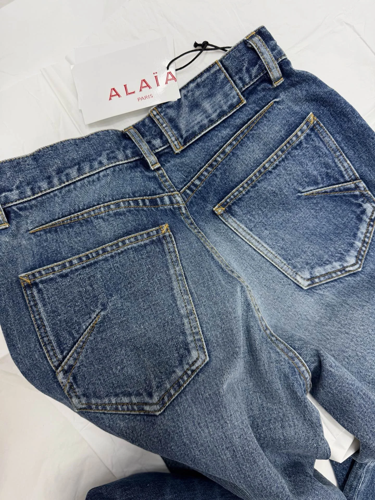 ALAIA Trousers Denim S-M-L C85202608040504 - Image 5