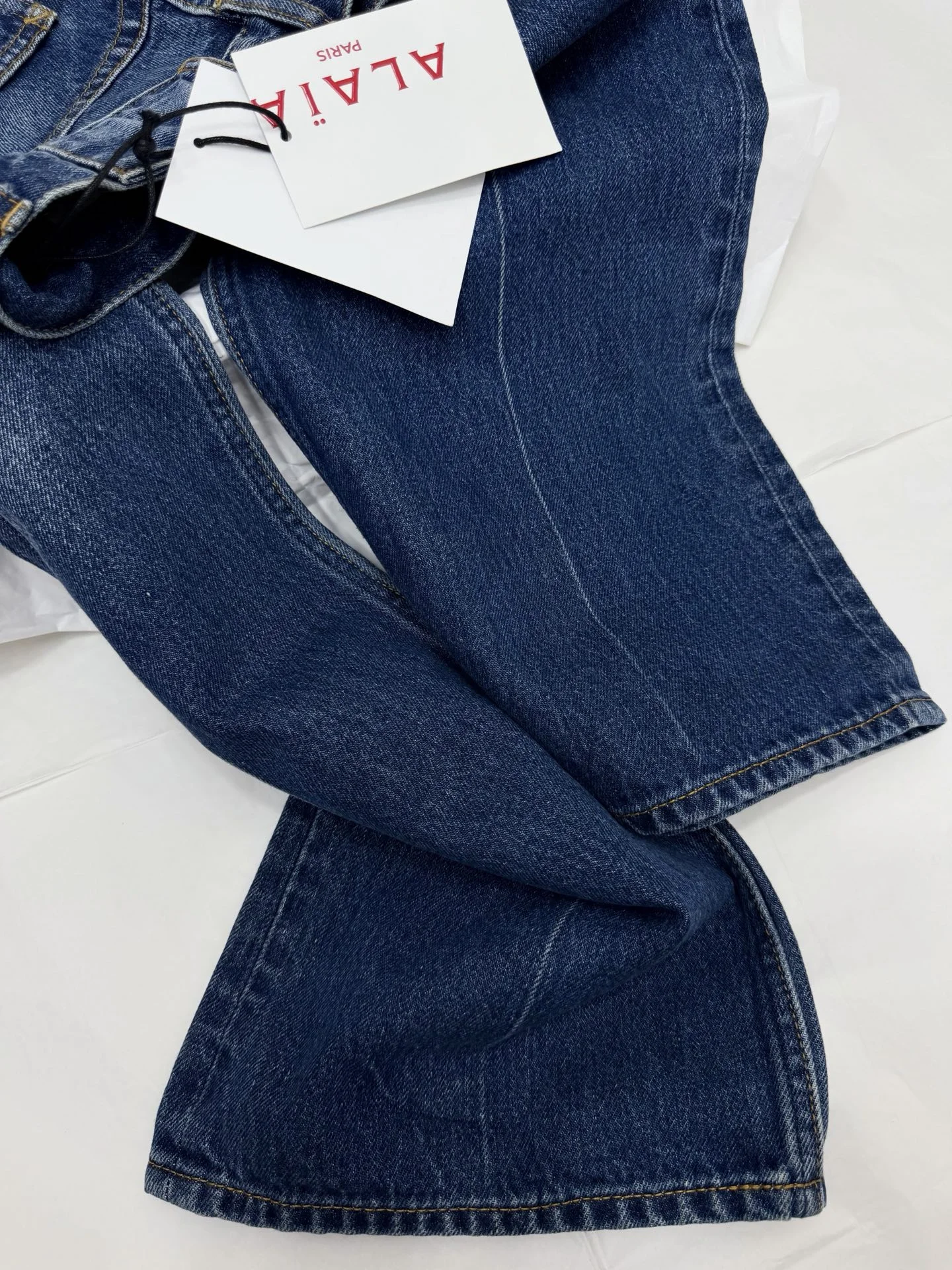 ALAIA Trousers Denim S-M-L C85202608040504 - Image 6