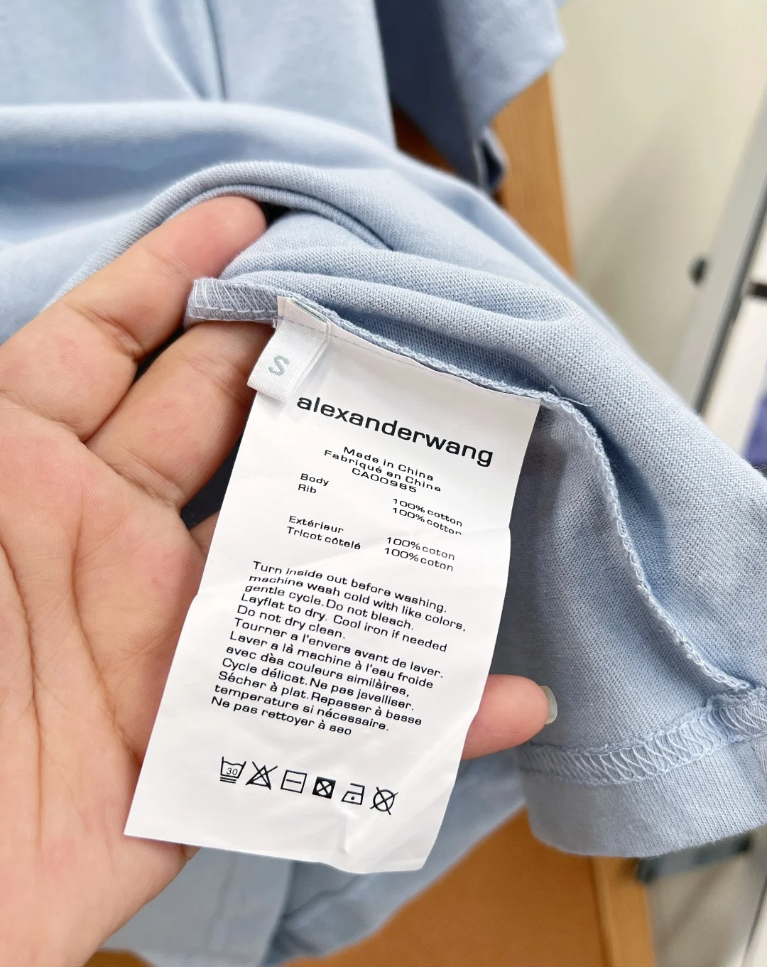 ALEXANDER WANG T-shirts Cotton S M L A55202608040146 - Image 10
