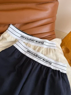 Alternative view of ALEXANDER WANG Trousers Linen Tencel S-L B35202608041803