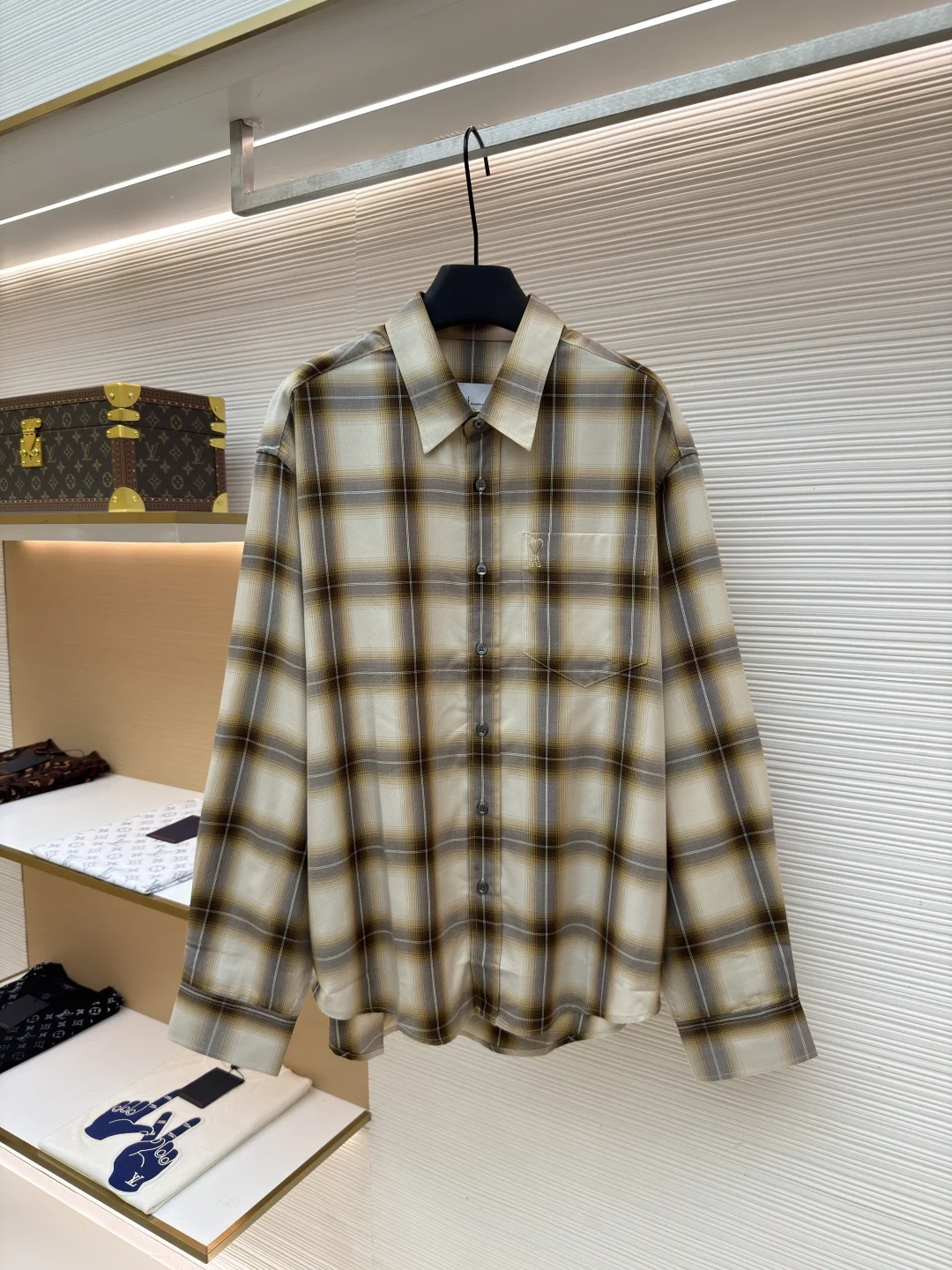 AMI Shirts Lyocell Canvas 38-41 B30202608060194