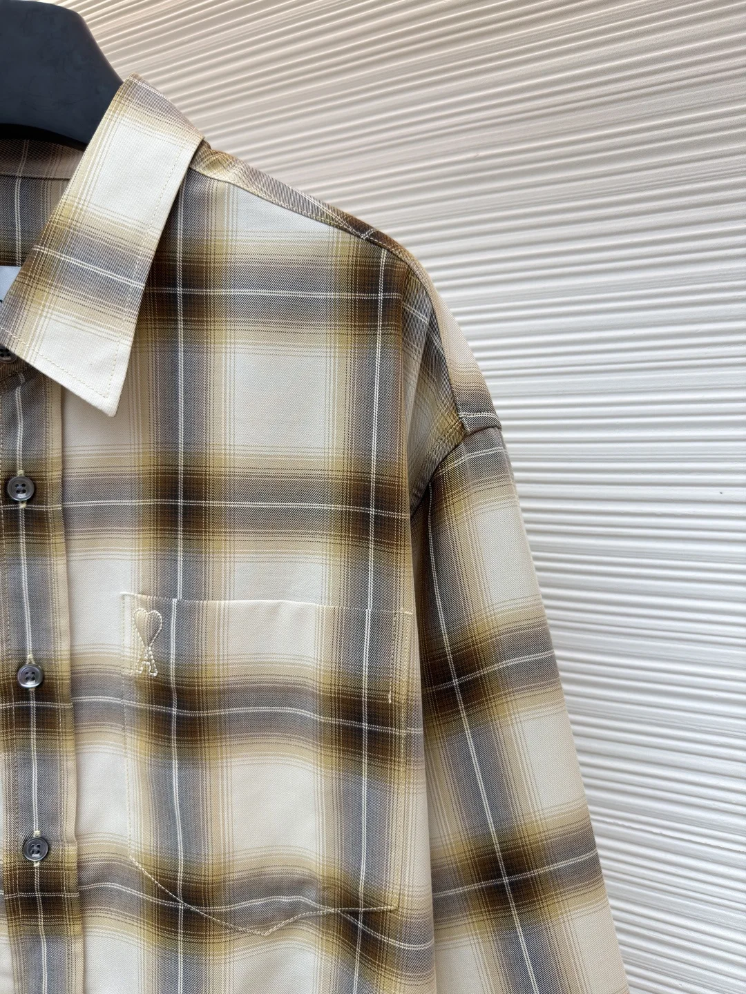 AMI Shirts Lyocell Canvas 38-41 B30202608060194 - Image 5
