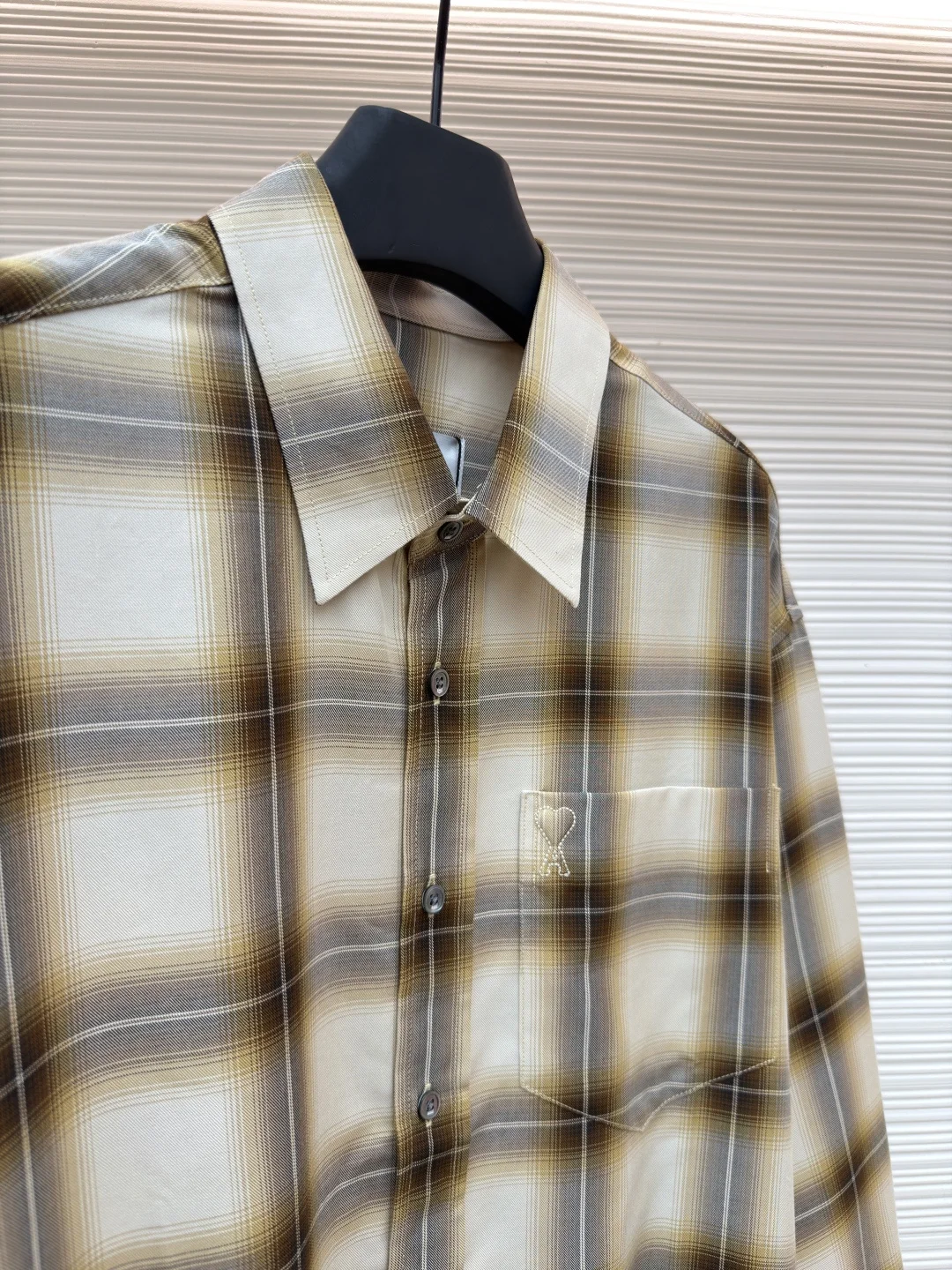 AMI Shirts Lyocell Canvas 38-41 B30202608060194 - Image 8