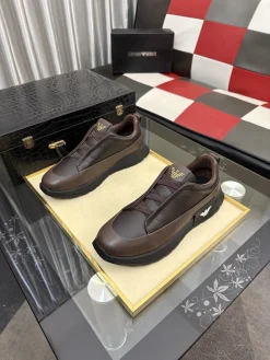 Alternative view of ARMANI Sneakers Calfskin Leather EU38-44 B10202608032013