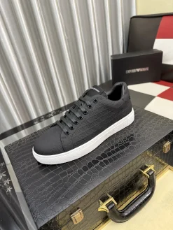 ARMANI Sneakers Leather & Fabric EU38-44 B00202608030149