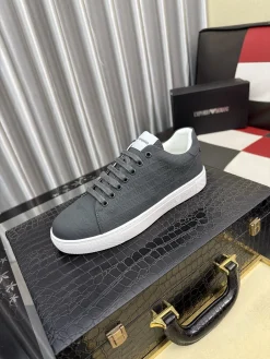 ARMANI Sneakers Leather & Fabric EU38-44 B00202608030151