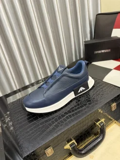 ARMANI Sneakers Leather Wool EU38-44 B10202608032014
