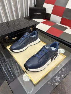 Alternative view of ARMANI Sneakers Leather Wool EU38-44 B10202608032014