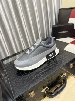 ARMANI Sneakers Leather Wool EU38-44 B10202608032015