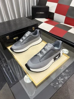 Alternative view of ARMANI Sneakers Leather Wool EU38-44 B10202608032015