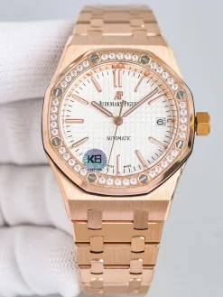 Alternative view of AUDEMARS PIGUET Royal Oak Automatic 15550ST (White-Blue Dial) 37mm A650202608050193