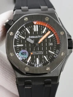 Alternative view of AUDEMARS PIGUET Royal Oak Offshore Automatic 15703 (Black Dial) 42mm A450202608050331