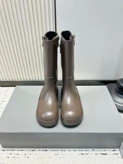 BALENCIAGA Boots Leather Rubber EU35-39 D70202608030337
