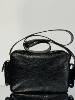Alternative view of BALENCIAGA Crossbody Bags Lambskin Leather (Black) 22x16x6 CM F80202608100035