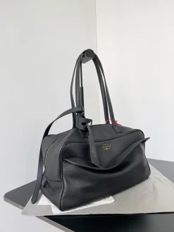 Alternative view of BALENCIAGA Duffles Bags Leather (Black-Gold) One Size F00202608100046