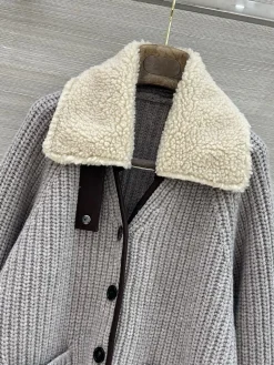 Alternative view of BALENCIAGA Jackets Wool Cashmere Leather S M L F60202608040043