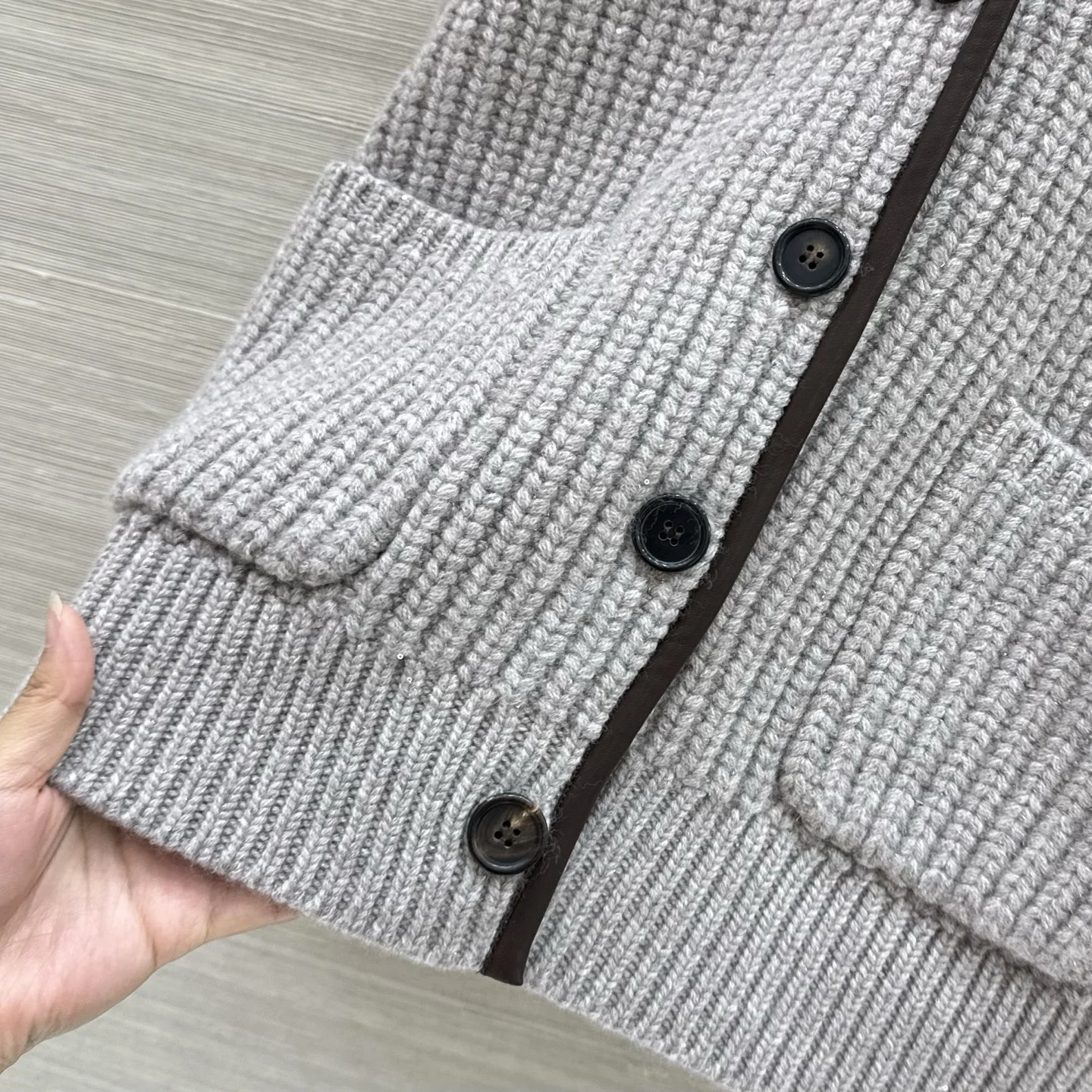 BALENCIAGA Jackets Wool Cashmere Leather S M L F60202608040043 - Image 7