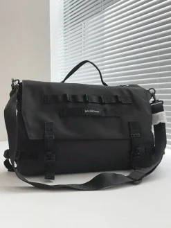 BALENCIAGA Messenger Bags Nylon (Black) 41X30X14CM D50202608100051