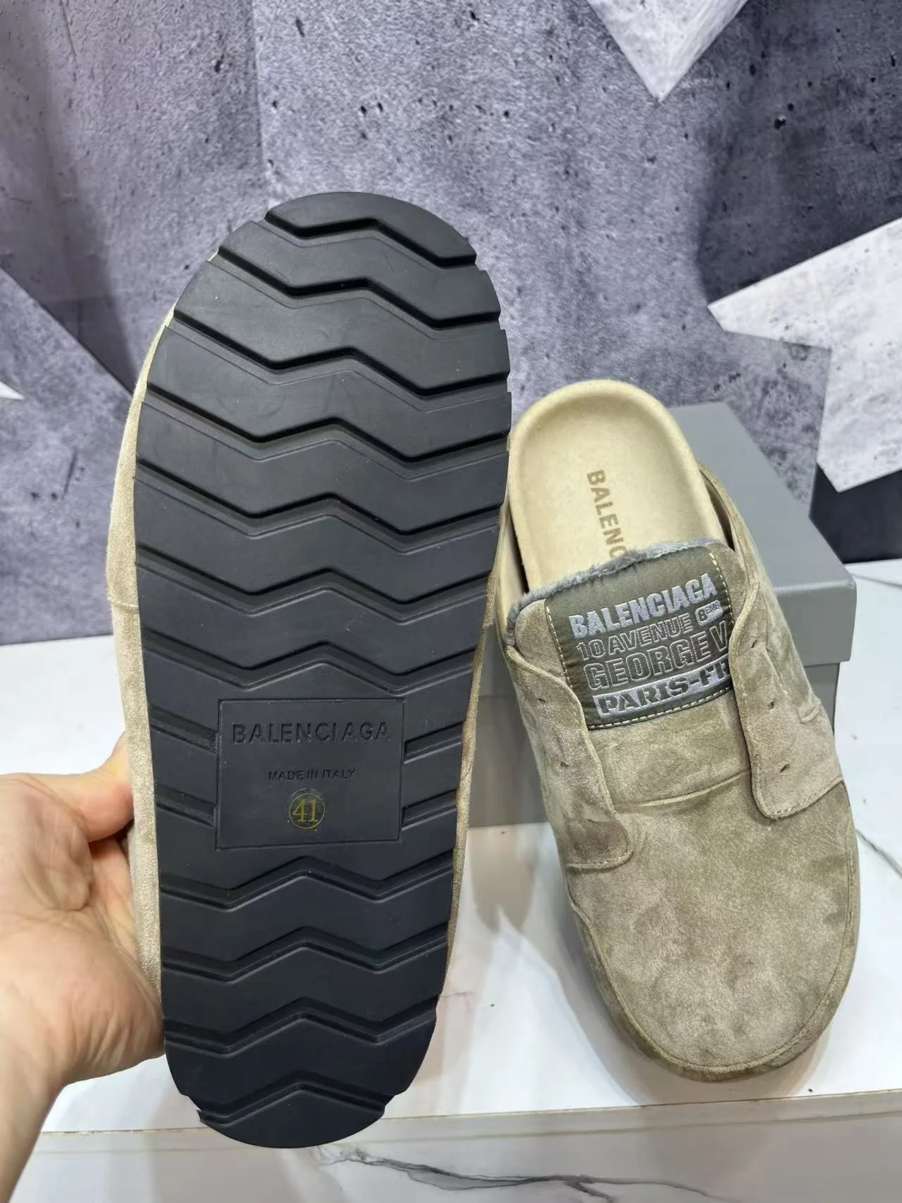 BALENCIAGA Mules Leather EU39-46 C10202608030865 - Image 9