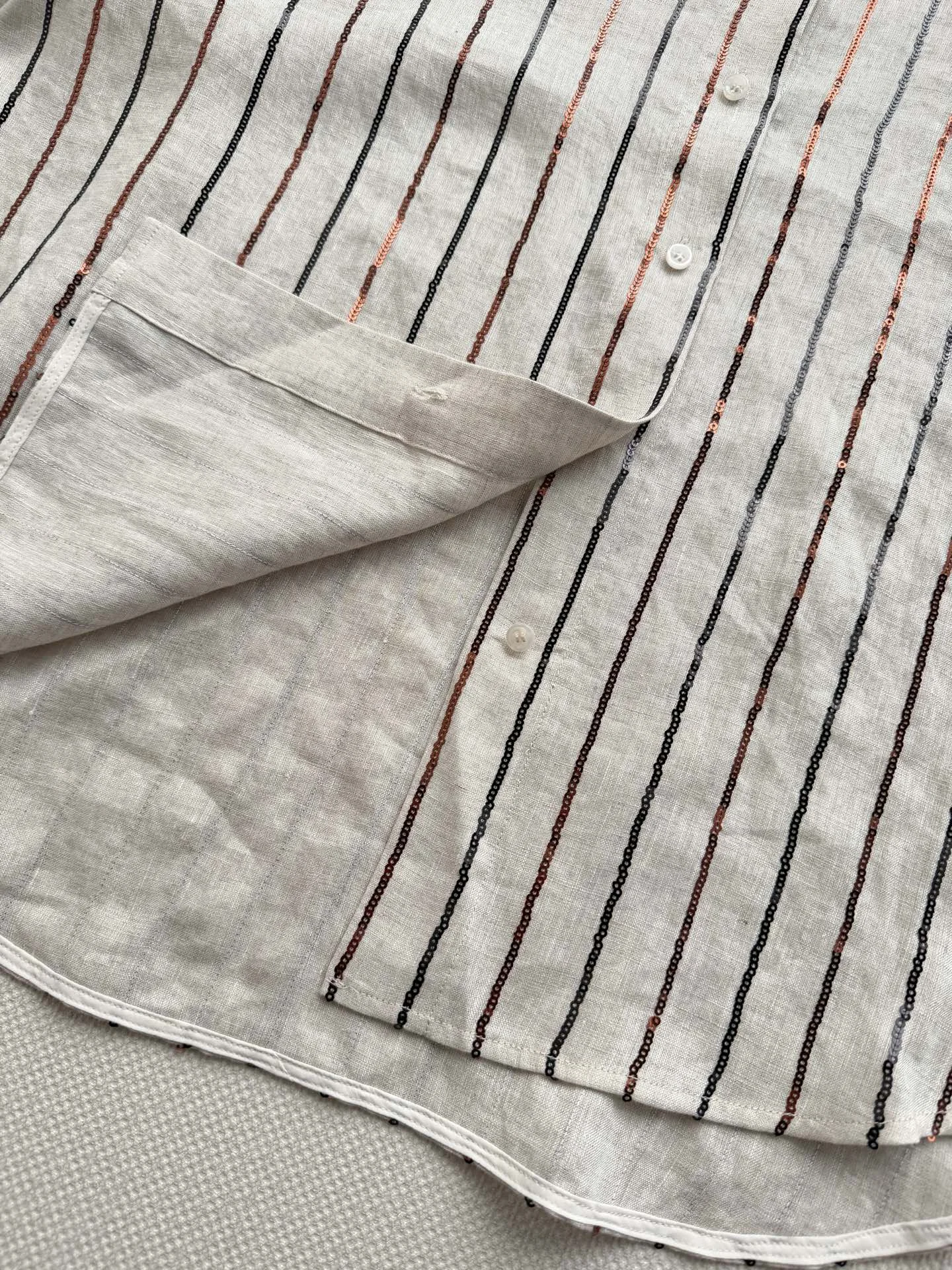 BALENCIAGA Shirts Linen S M L D45202608041649 - Image 7