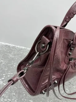 Alternative view of BALENCIAGA Shoulder Bags Crackled Calfskin (Purple) 30X19X10CM E50202608100116