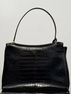 Alternative view of BALENCIAGA Shoulder Bags Embossed Leather (Black-Gold) 40X30X13CM H80202608100125
