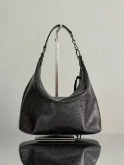 Alternative view of BALENCIAGA Shoulder Bags Leather (Black) 28X10X27 CM F00202608100167