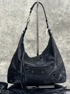 BALENCIAGA Shoulder Bags Leather (Black) One Size F80202608100184