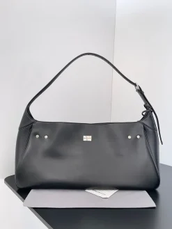 Alternative view of BALENCIAGA Shoulder Bags Leather (Black-Silver) One Size F50202608100056