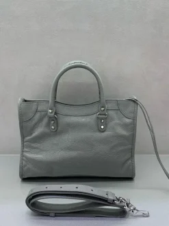 Alternative view of BALENCIAGA Shoulder Bags Leather (Gray) 30X13X20CM F00202608100231