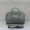 BALENCIAGA Shoulder Bags Leather (Gray) 38X15X24CM G00202608100233